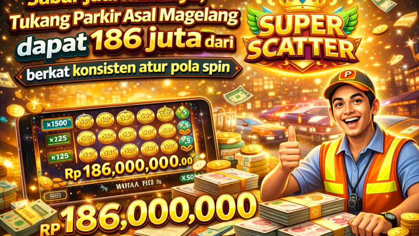 Modal Sabar & Disiplin Tukang Parkir Magelang Buktikan Super Scatter Bisa Maksimal